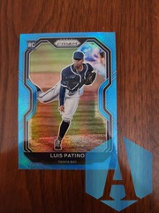 2021 Panini Prizm Tier II Carolina Blue Prizm Luis Patino #189 Rookie RC